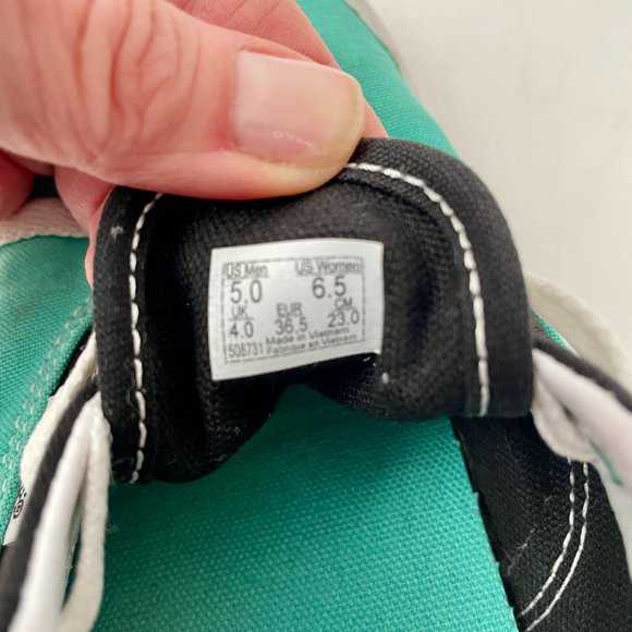 VANS Vans Era Classic Sport Low Top Sneakers, Black/Waterfall Blue, Size 6.5 - Picture 10 of 11